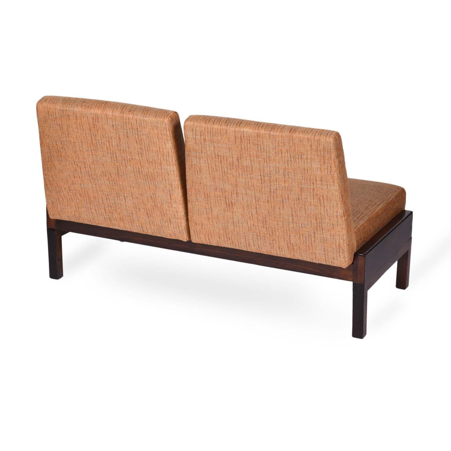 20th Century 2-Seat sofa Midcentury Brazilian Center Table, 1960´s