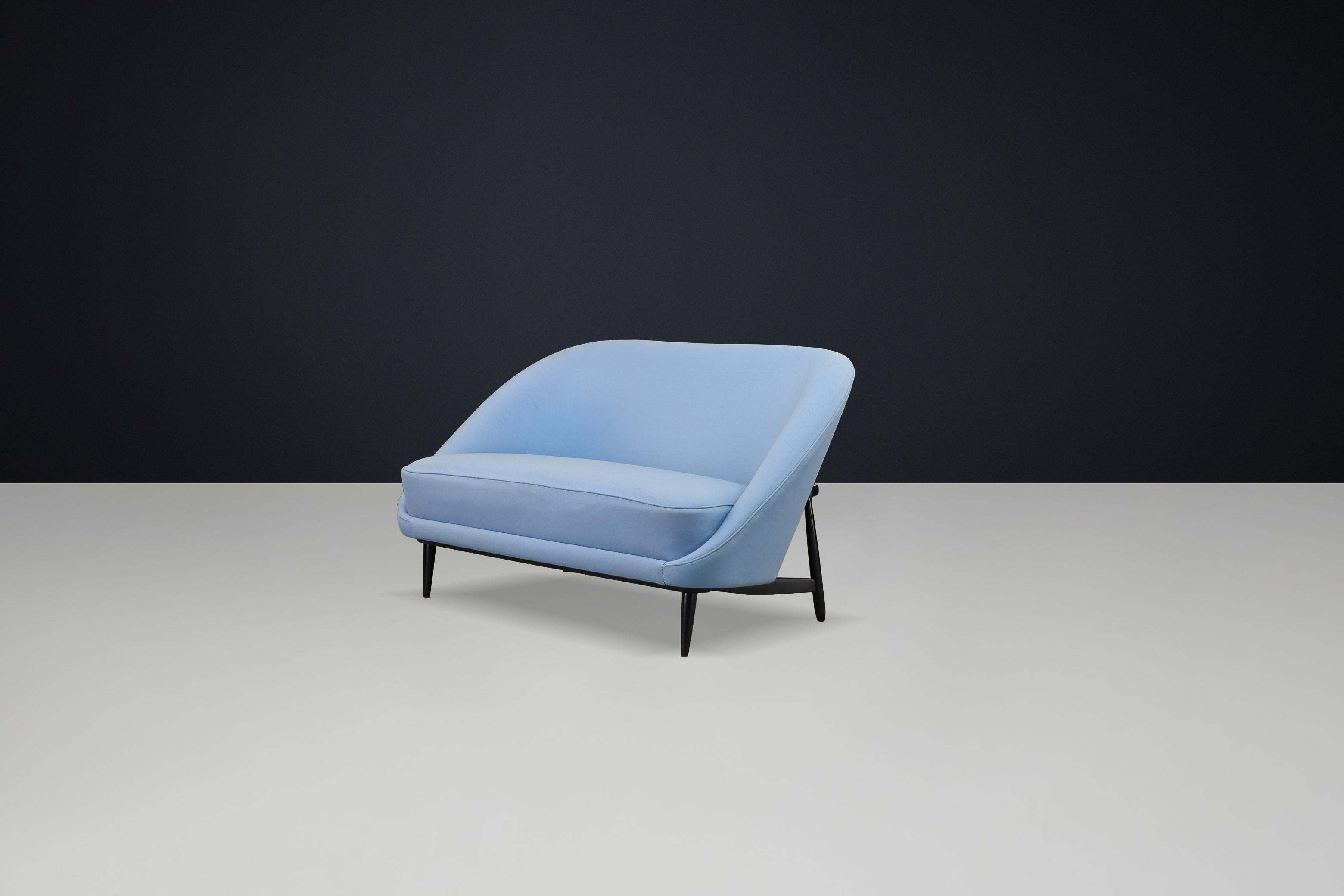 2-sitziges Sofa Model No. 115 von Theo Ruth für Artifort, Niederlande, 1950er Jahre im Angebot 1