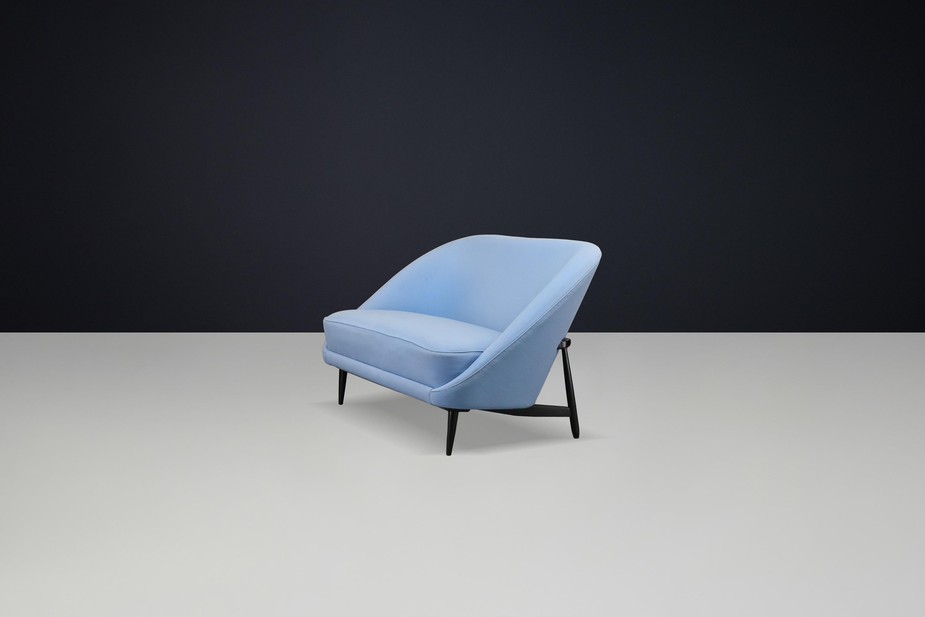 2-sitziges Sofa Model No. 115 von Theo Ruth für Artifort, Niederlande, 1950er Jahre im Angebot 2