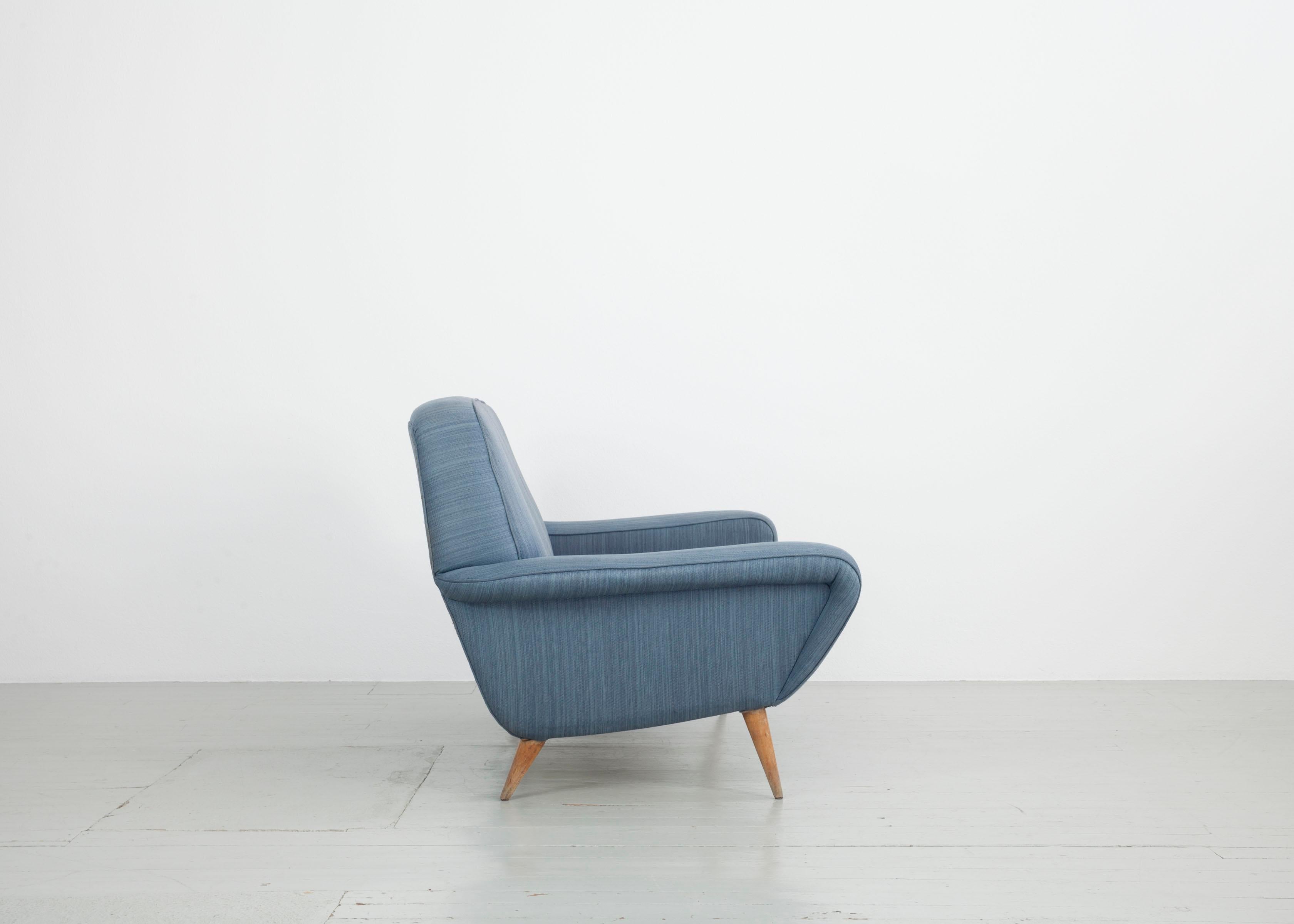 2-Sitz-Sofa Modell „830“, Design Gianfranco Frattini, Cassina, 1950er Jahre (Italienisch) im Angebot