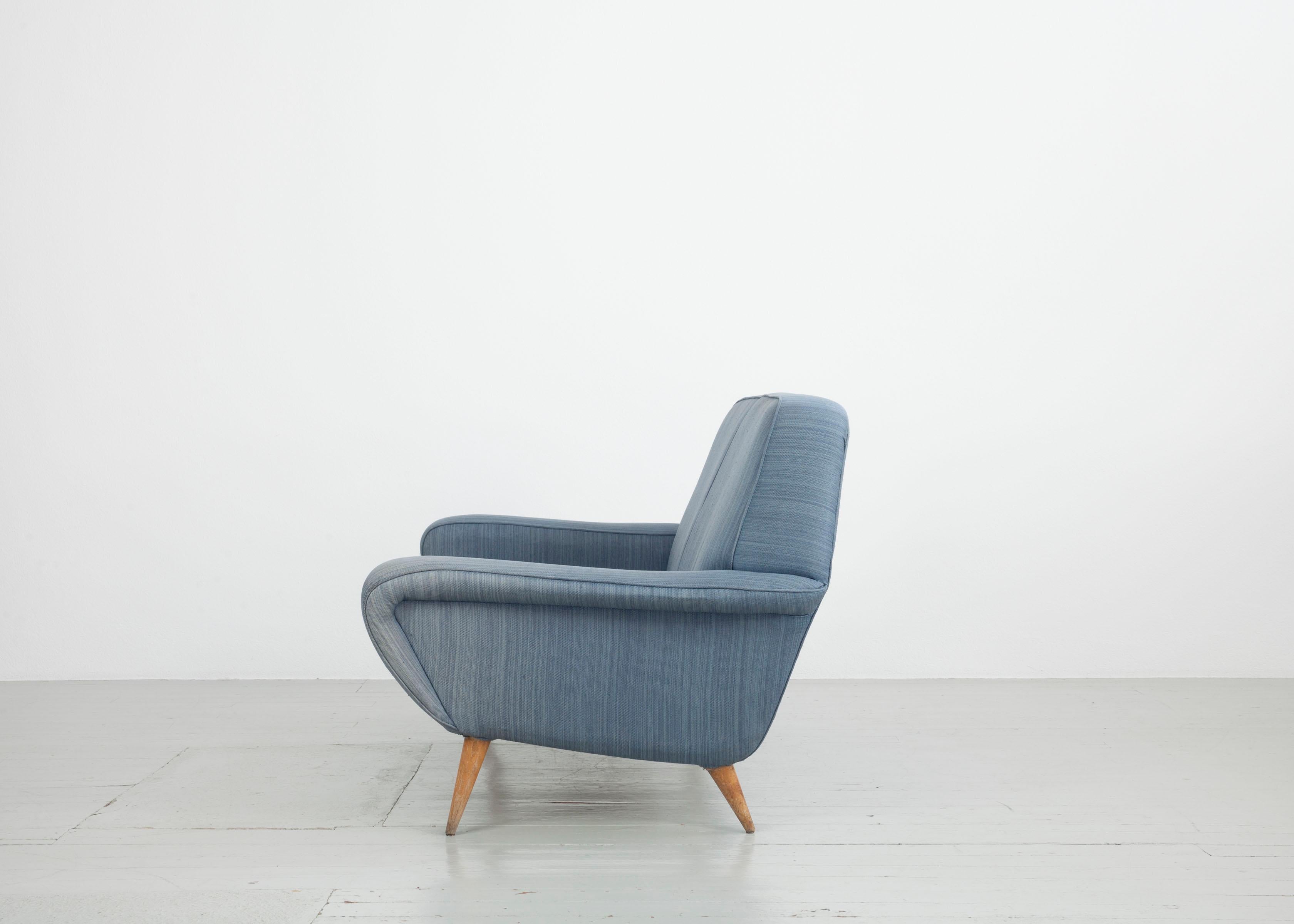 2-Sitz-Sofa Modell „830“, Design Gianfranco Frattini, Cassina, 1950er Jahre im Angebot 2