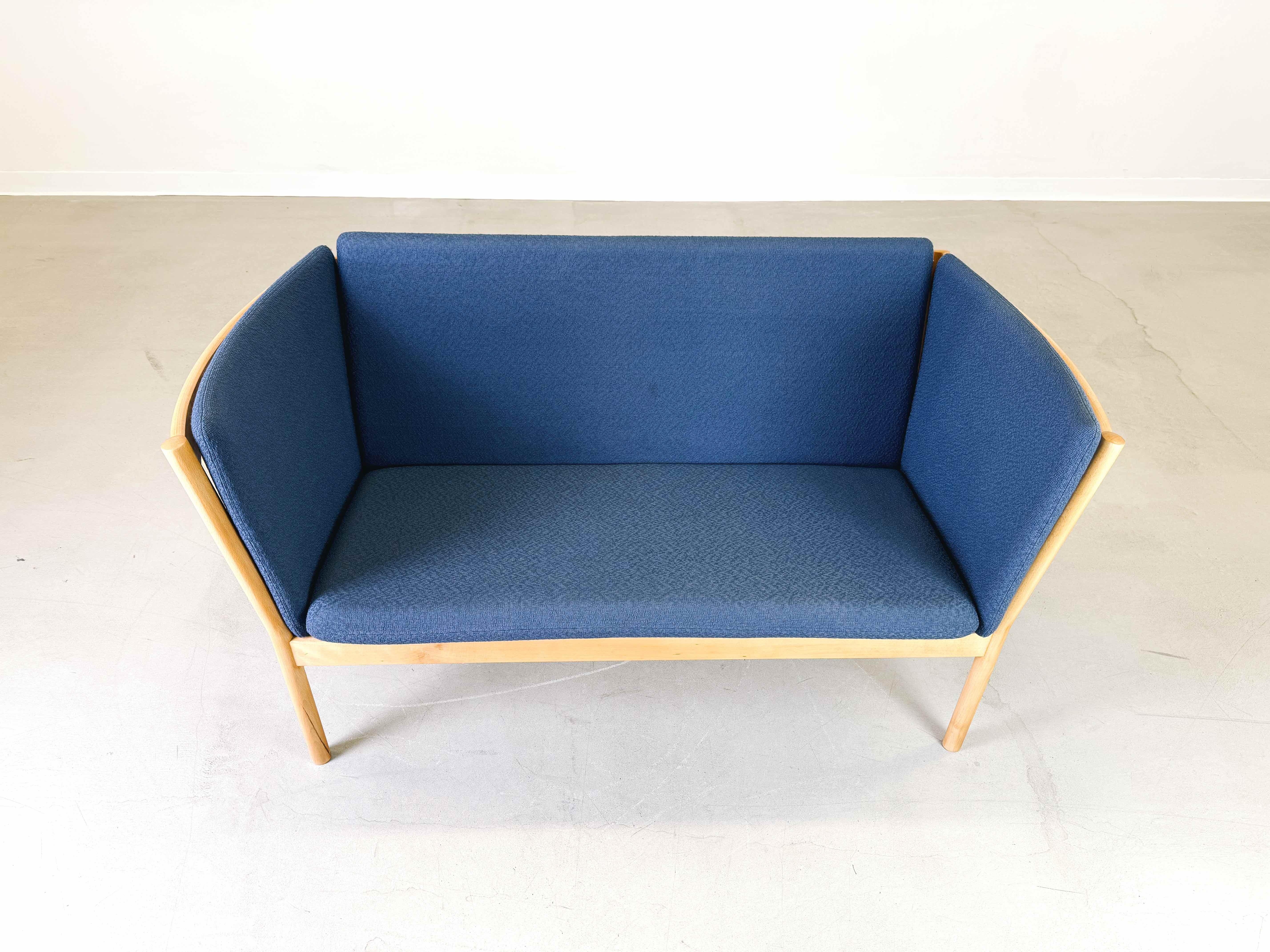 Oiled 2 seater FDB Møbler Sofa Couch J-148 Erik Ole Jørgensen Kvist