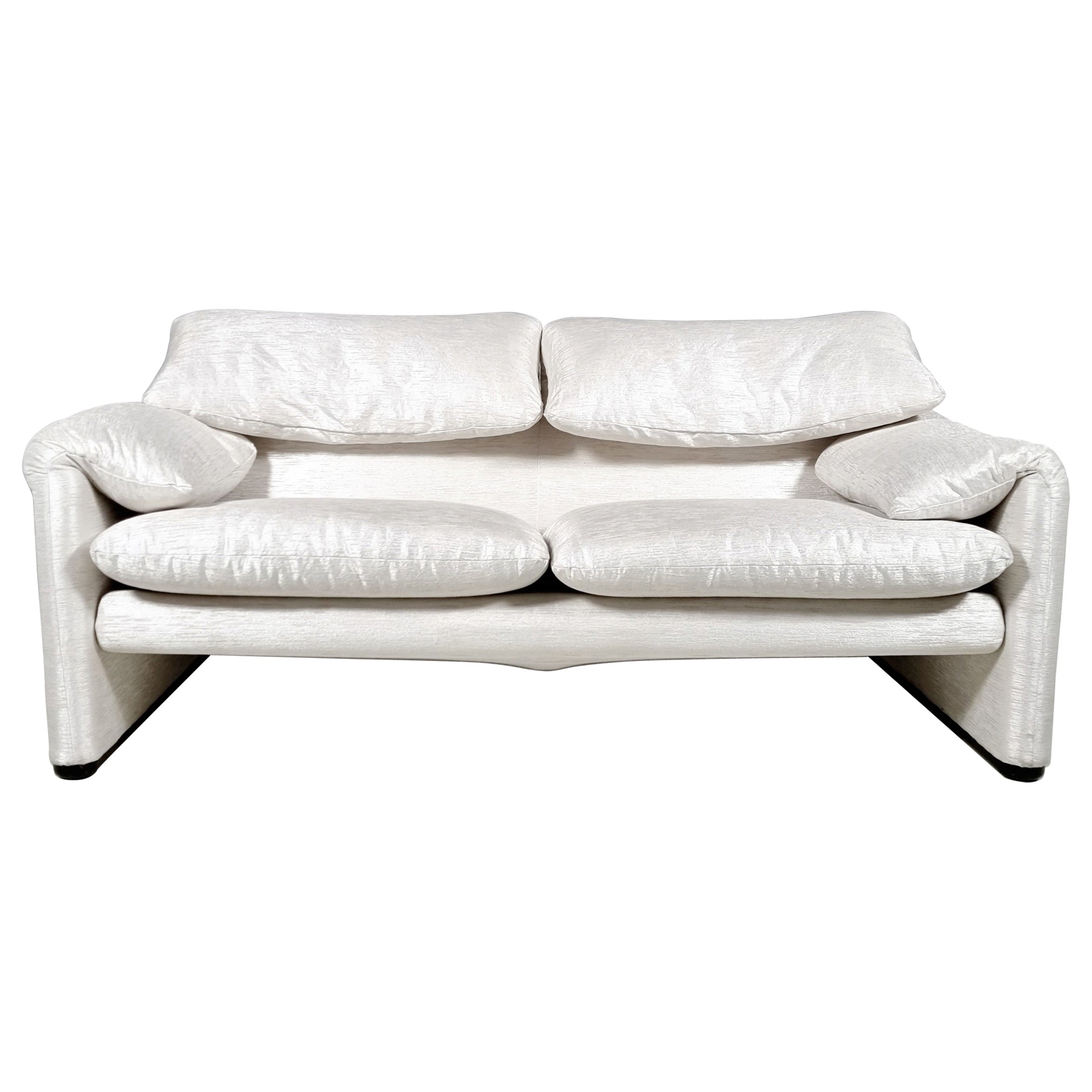2-Seater Maralunga Sofa by Vico Magistretti for Cassina, 1970s