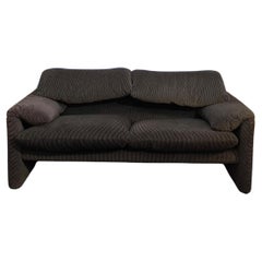 2-Seater Maralunga Sofa by Vico Magistretti for Cassina, 1990s