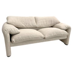 2-Seater Maralunga Sofa by Vico Magistretti for Cassina