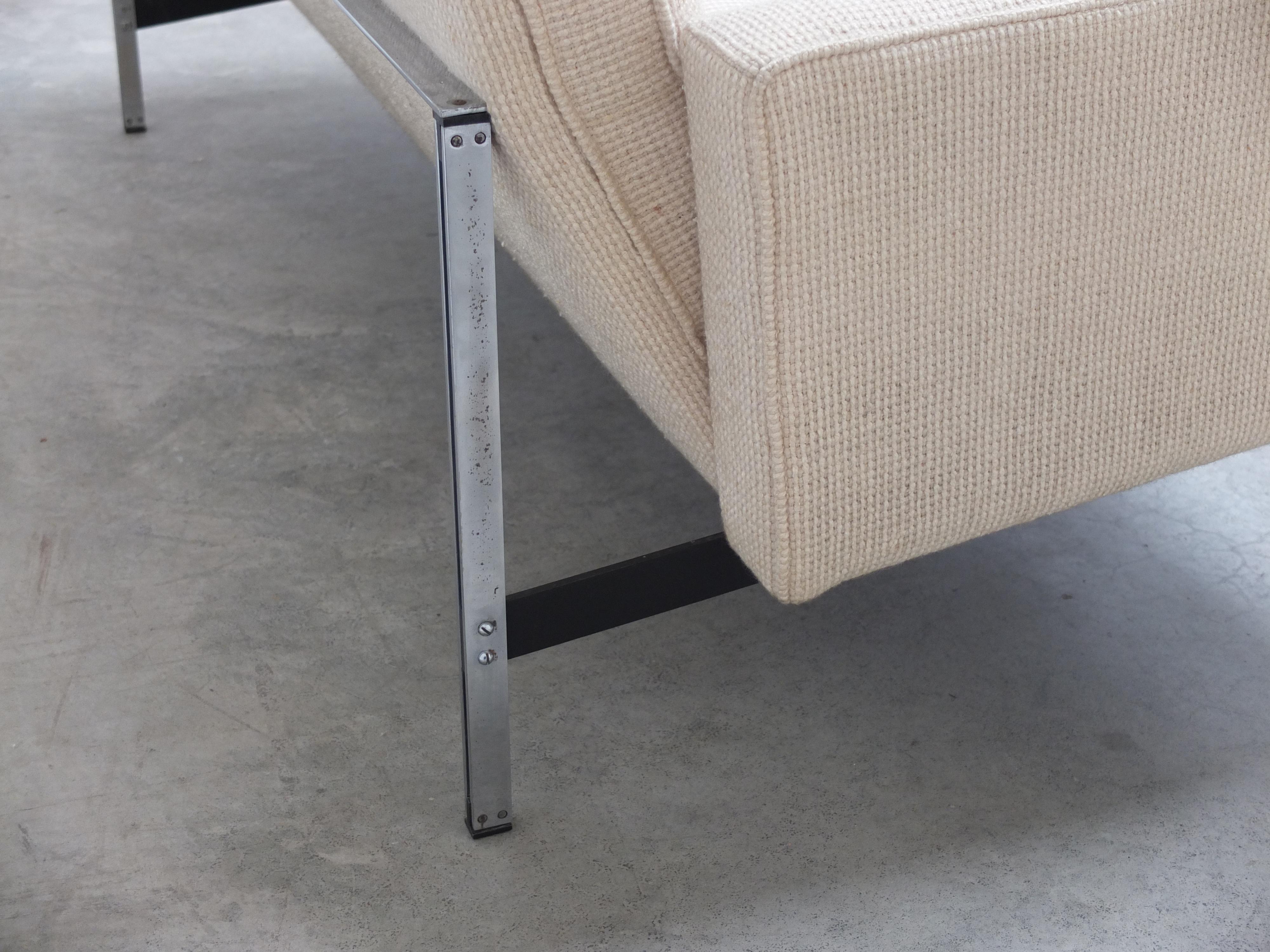 2-Sitzer-Sofa „Parallel Bar“ von Florence Knoll für Knoll International, 1954 im Angebot 4