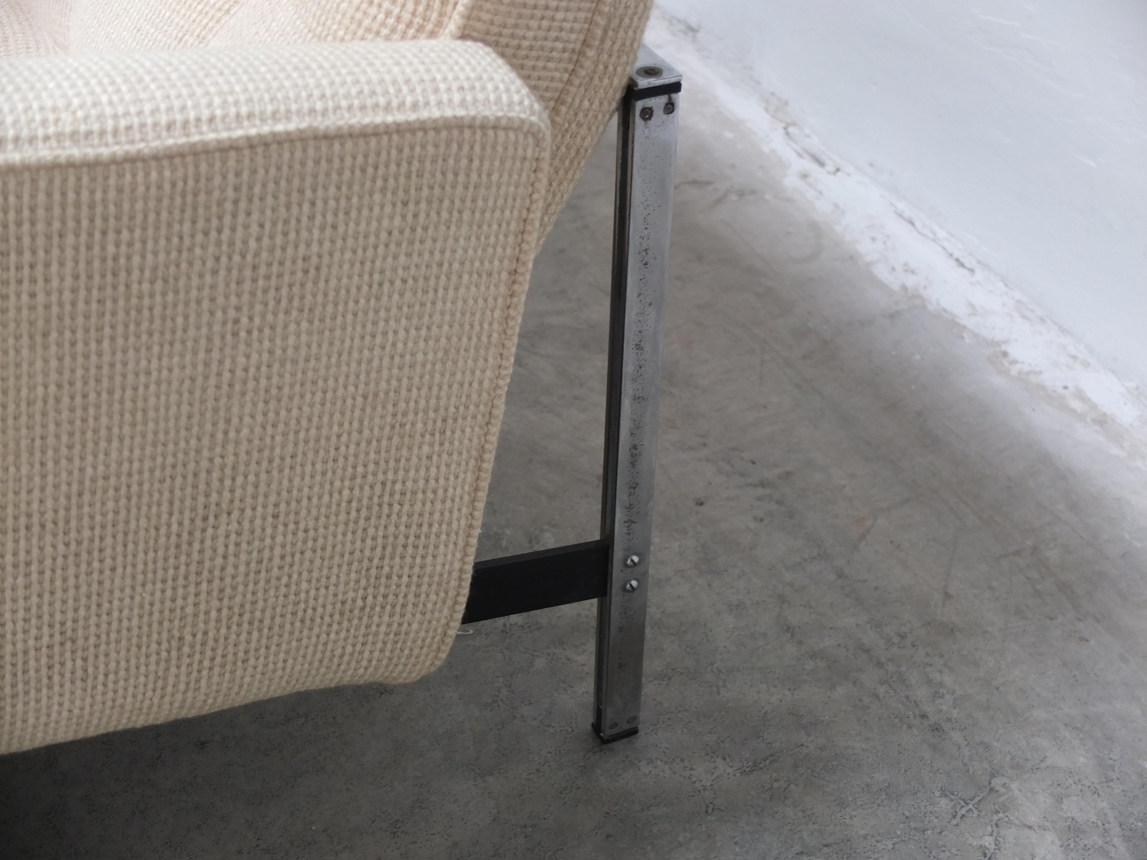 2-Sitzer-Sofa „Parallel Bar“ von Florence Knoll für Knoll International, 1954 im Angebot 7
