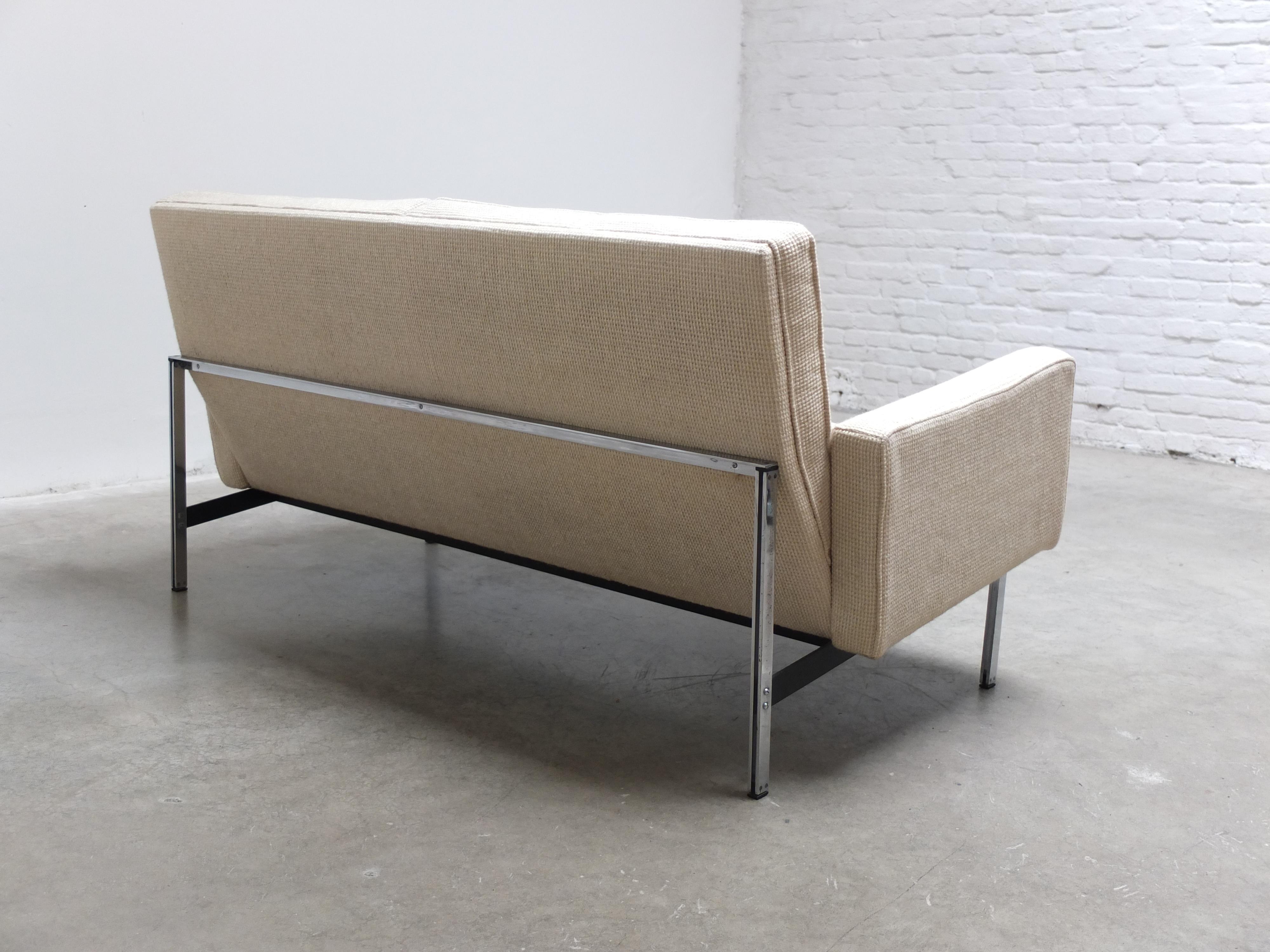 2-Sitzer-Sofa „Parallel Bar“ von Florence Knoll für Knoll International, 1954 im Angebot 8