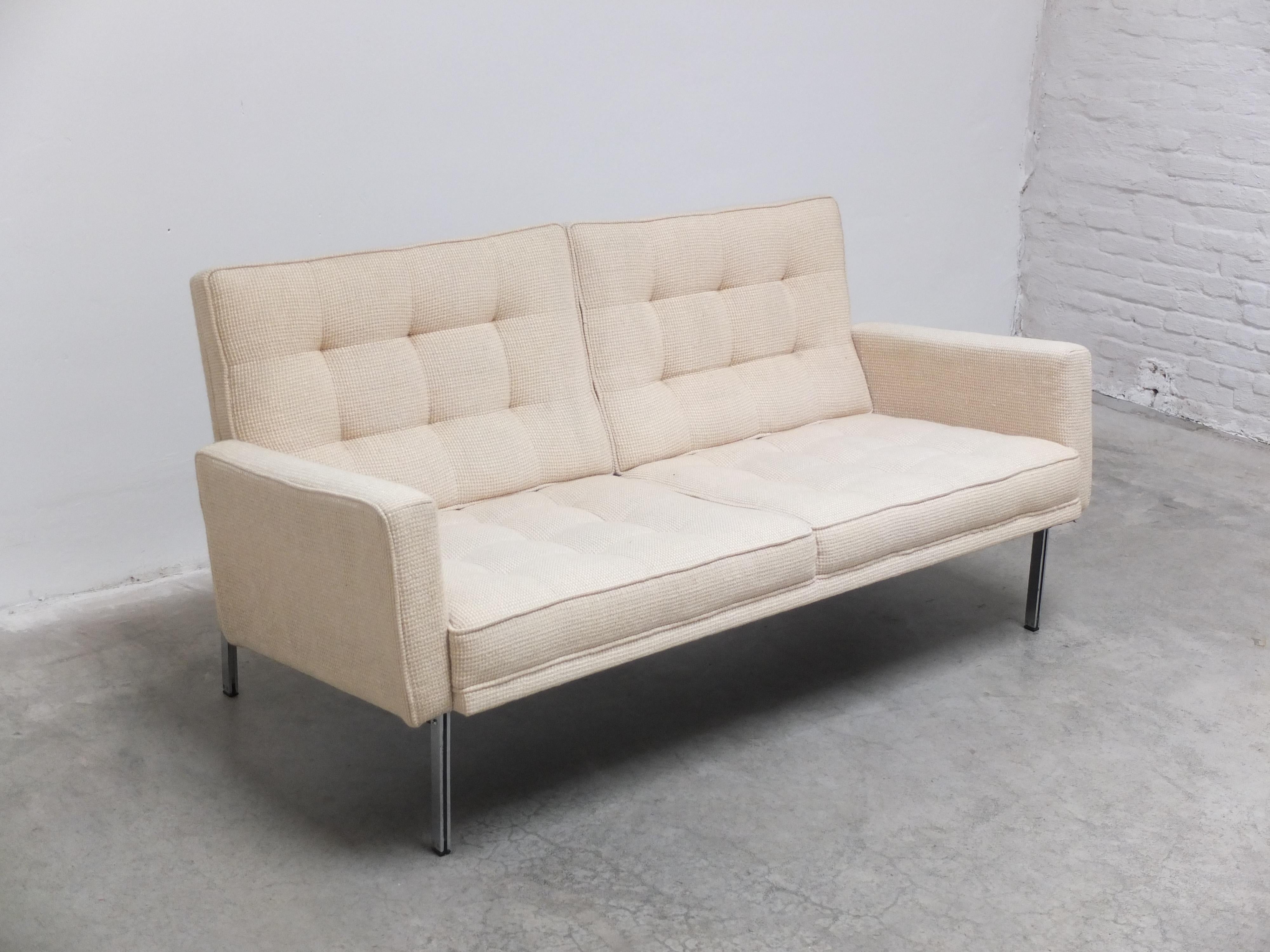 2-Sitzer-Sofa „Parallel Bar“ von Florence Knoll für Knoll International, 1954 im Zustand „Gut“ im Angebot in Antwerpen, VAN