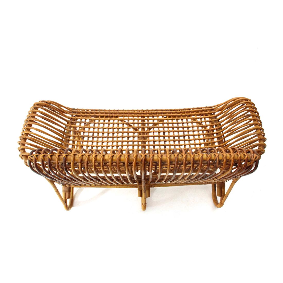 2-Seat Rattan Sofa For Sale 5