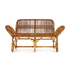 2-Seat Rattan Sofa