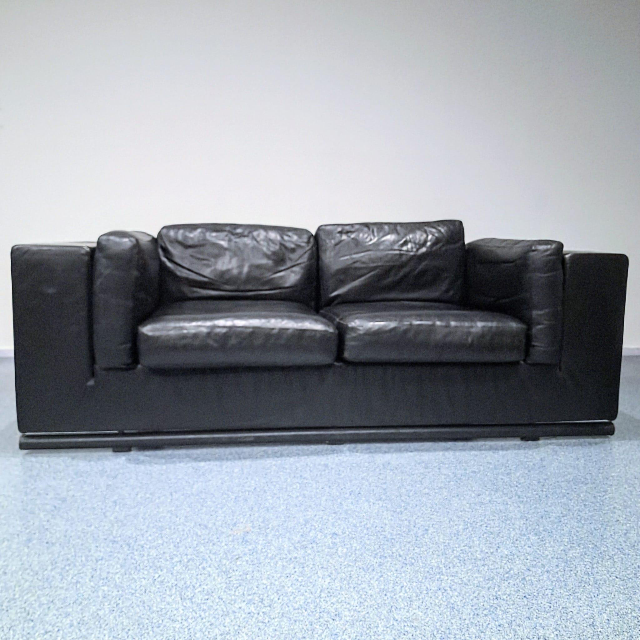Leather 2-Seater Sofa Designed By Paolo Piva For De Sede 1990s For Sale