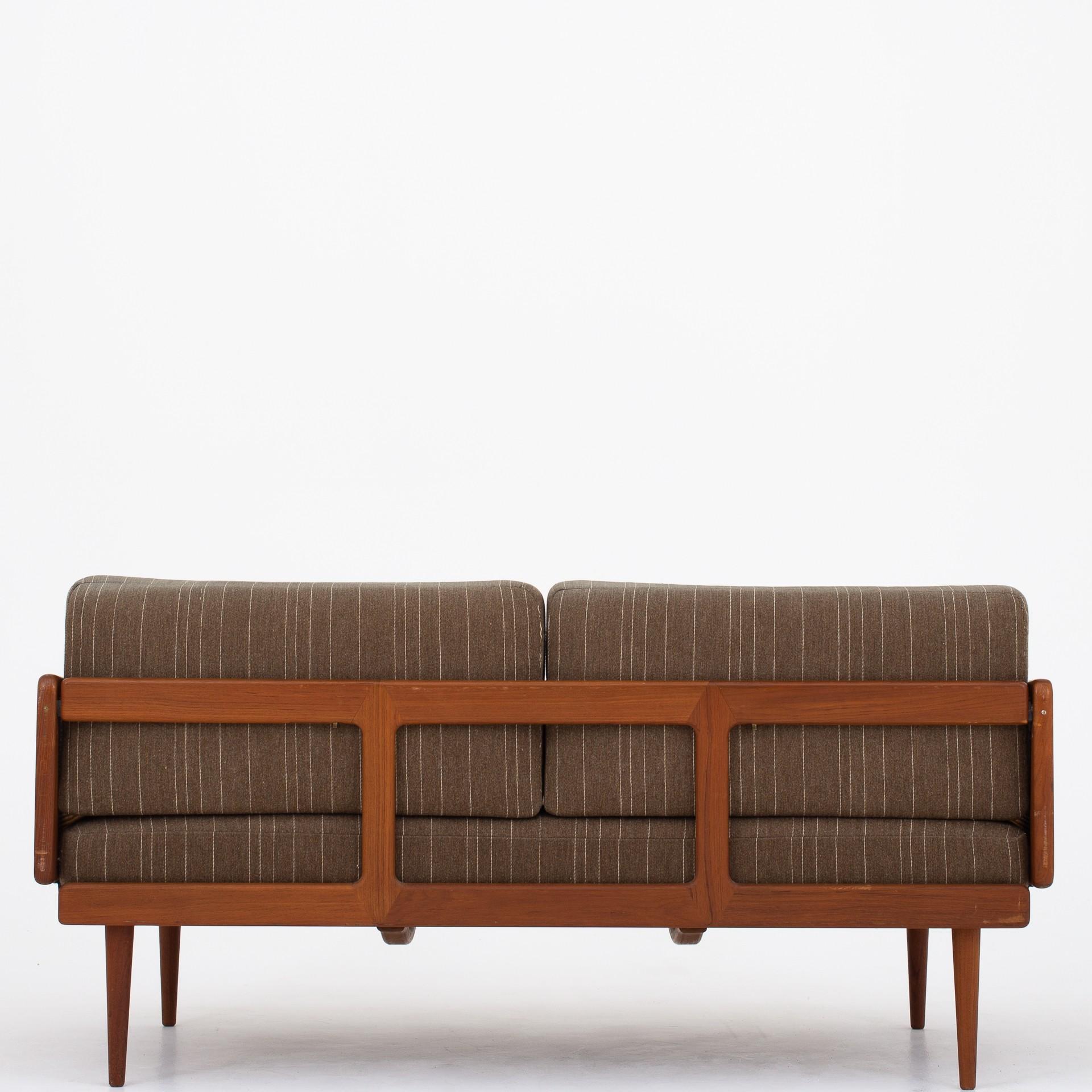 Scandinavian Modern 2-Seat Sofa in Teak by Peter Hvidt & Orla M. Mølgaard