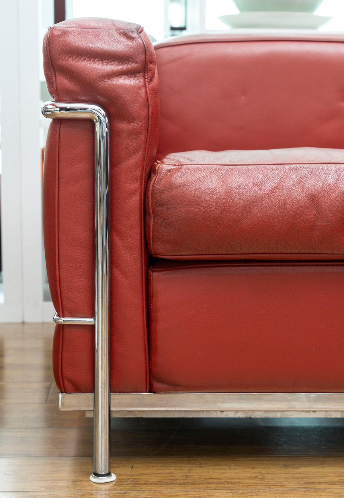 Sofá de 2 plazas - Le Corbusier, Jeanneret, Perriand para Cassina en venta 6
