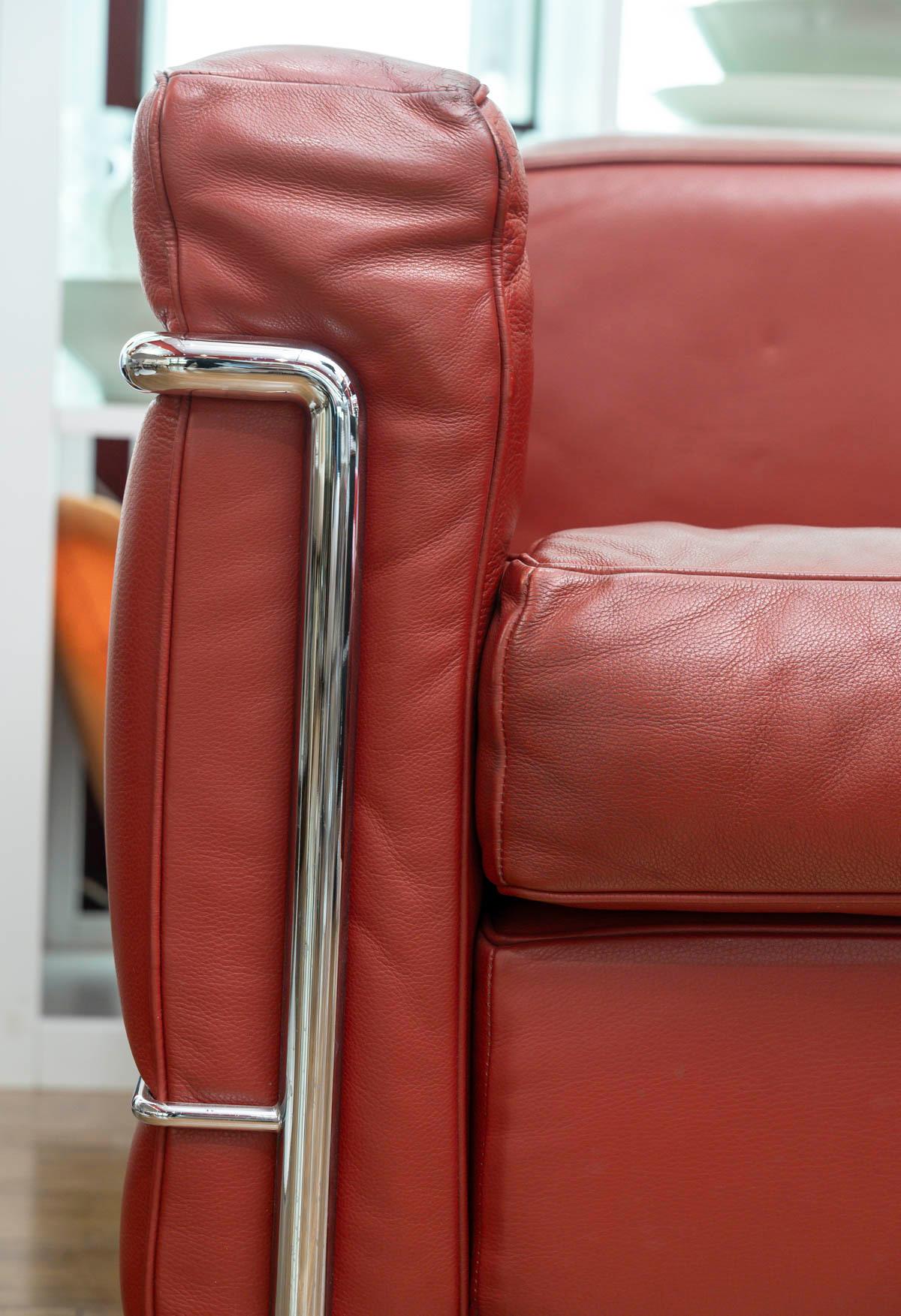 Sofá de 2 plazas - Le Corbusier, Jeanneret, Perriand para Cassina en venta 9