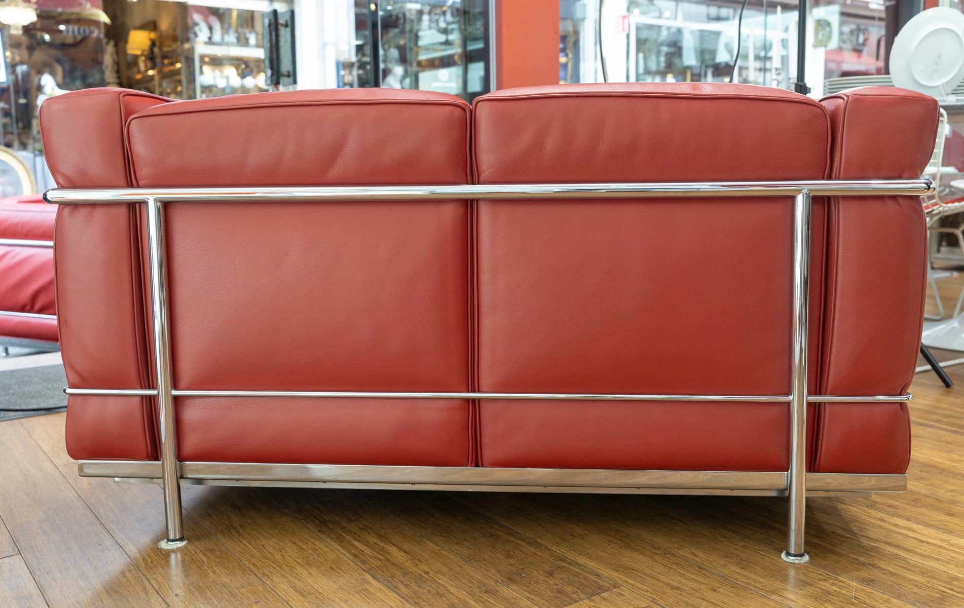 Sofá de 2 plazas - Le Corbusier, Jeanneret, Perriand para Cassina siglo XX en venta