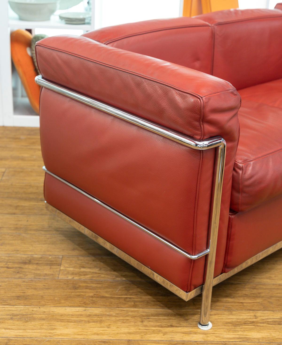 Sofá de 2 plazas - Le Corbusier, Jeanneret, Perriand para Cassina en venta 3