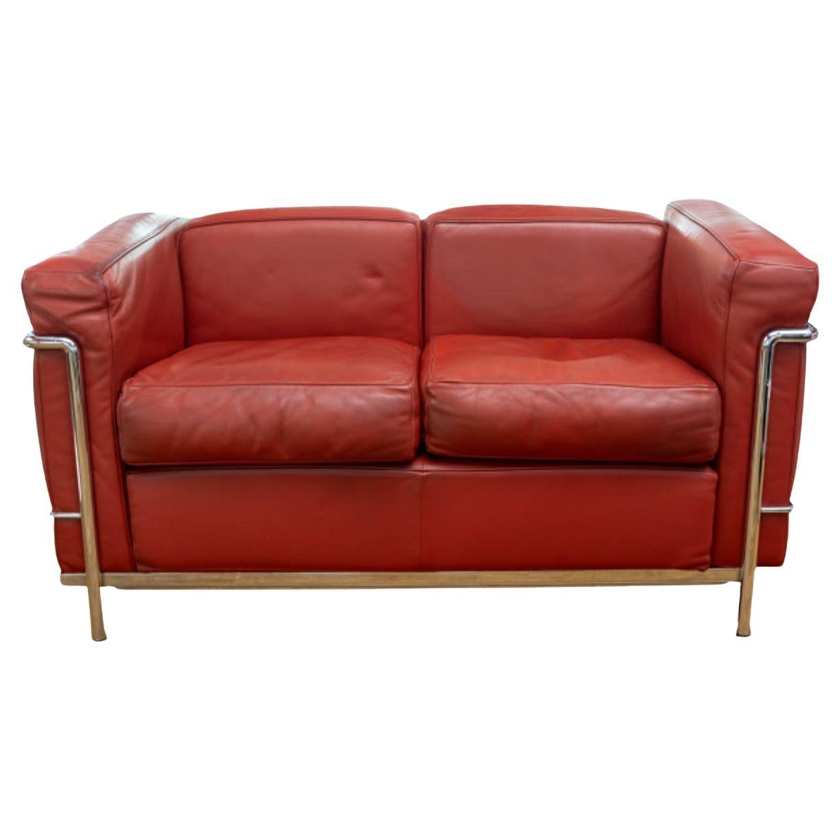 Sofá de 2 plazas - Le Corbusier, Jeanneret, Perriand para Cassina en venta