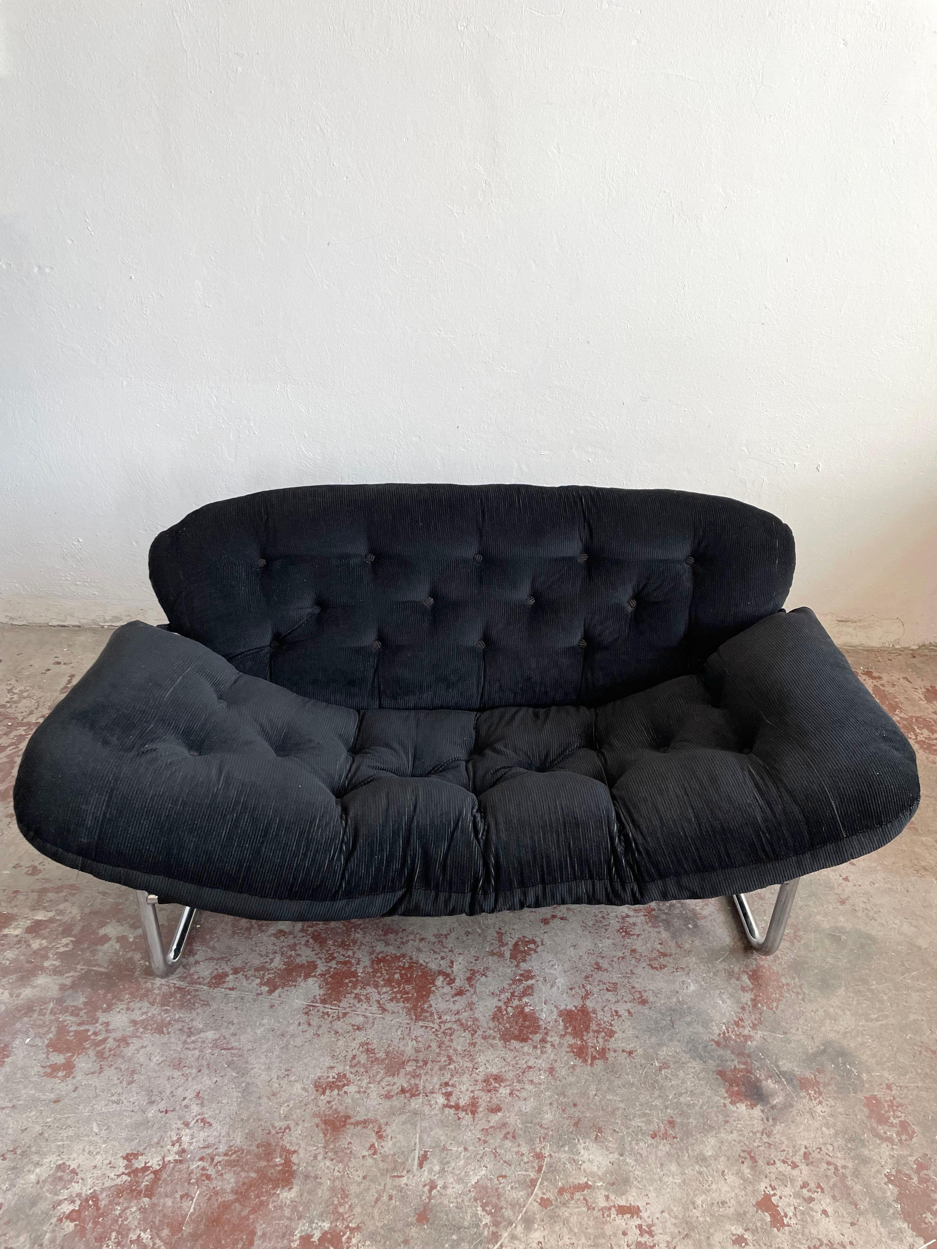 2-Seater Sofa, Lounge Chair, Swed Form, Sweden 1970s, by Johan Bertil Häggström 8