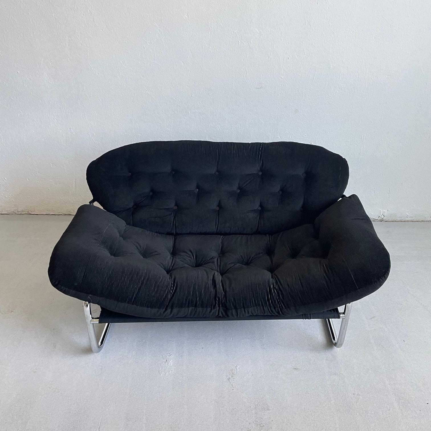 Mid-Century Modern 2-Seater Sofa, Loveseat, Swed Form, Sweden 1970s, by Johan Bertil Häggström For Sale