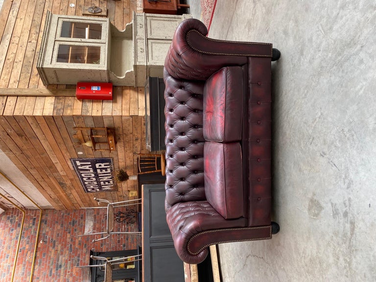 2Seater Vintage Chesterfield Sofa For Sale at 1stDibs