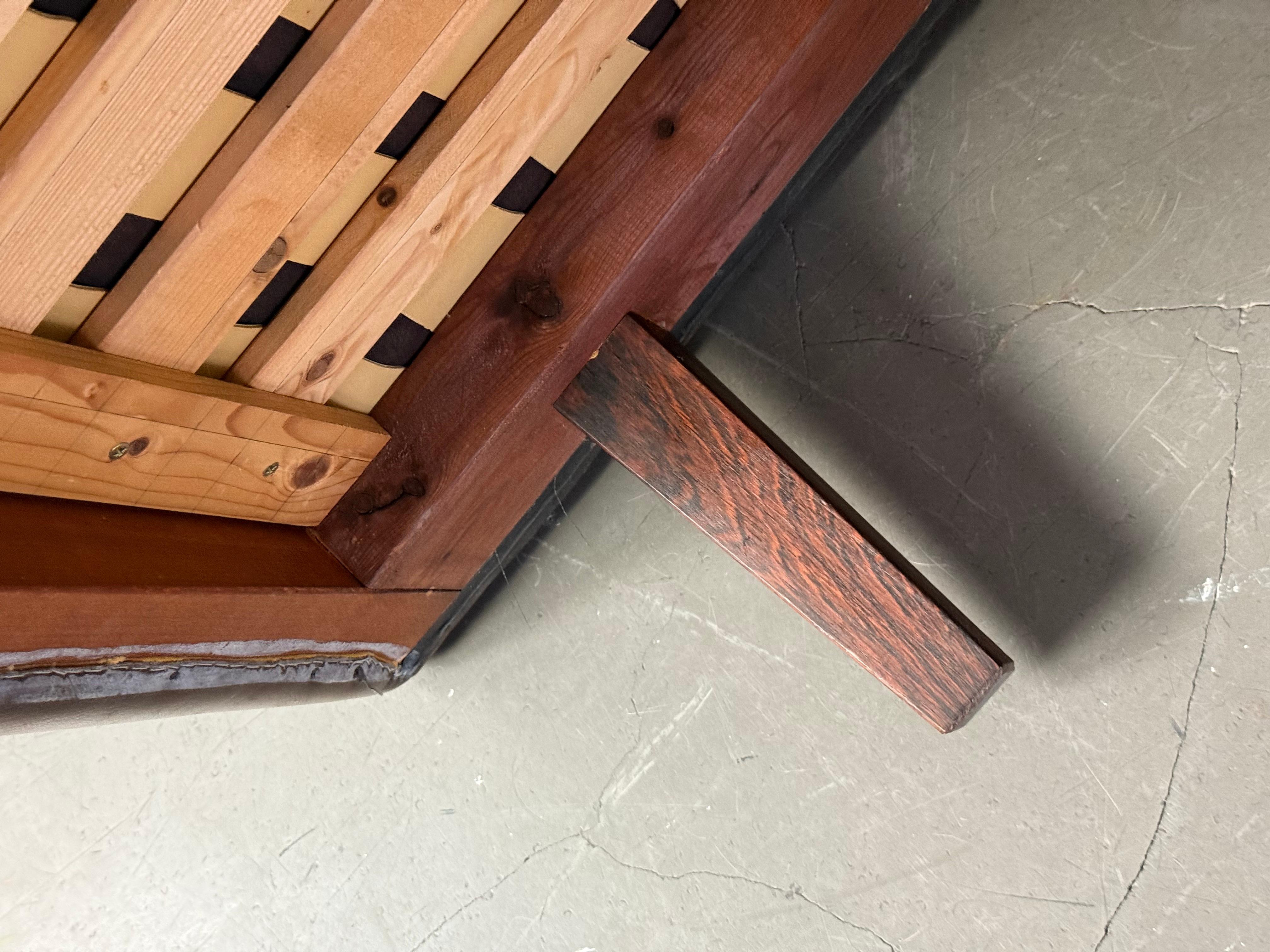 2-sitziges Sofa in braunem Leder, Illum Wikkelso für Holger Christiansen im Angebot 3