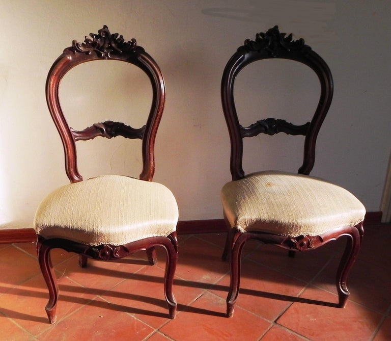2 sedie in stile Luigi filippo '800 For Sale at 1stDibs