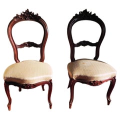 2 sedie in stile Luigi filippo '800