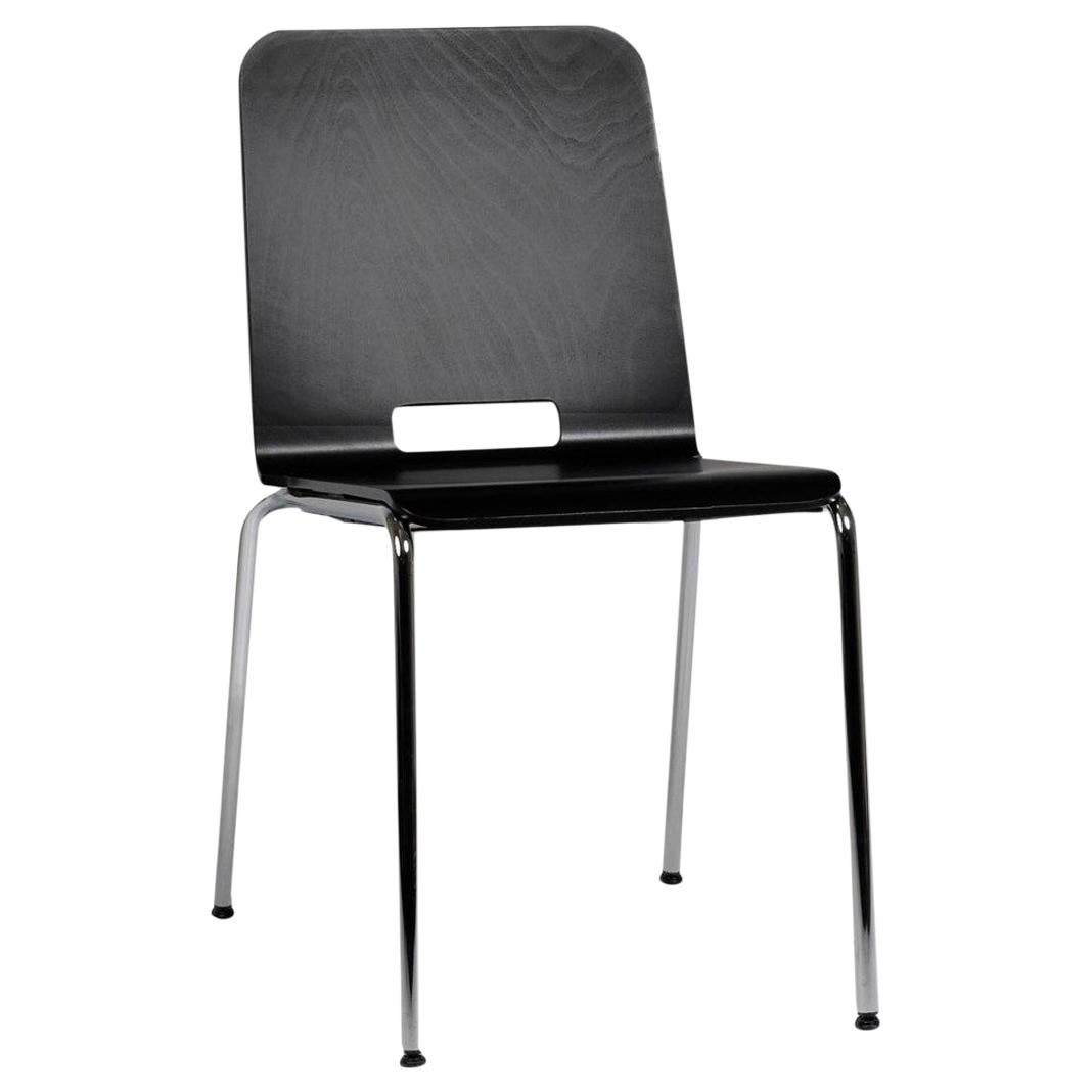 Ergonomic stacking chair, a Classic of Swiss design.

Designed by Greutmann Bolzern.

In 1984, Carmen Greutmann-Bolzern (1956) and Urs Greutmann (1959) founded the Greutmann Bolzern Design Studio in Zurich. Their partnership dates back to