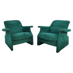 2 Sforzesca armchairs by Studio Progetti Gavina for Simon 1980s 