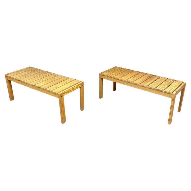 Charlotte Perriand wood bench Les Arcs - L'Atelier 55