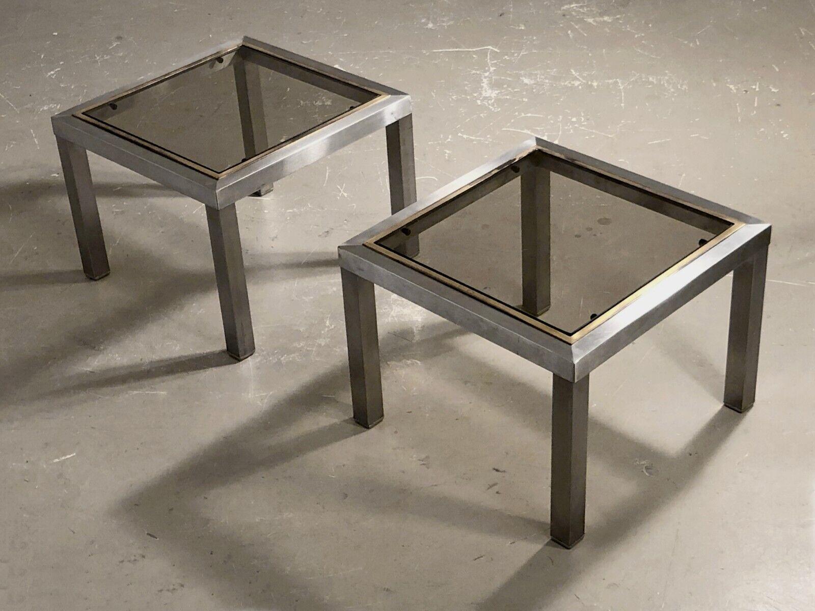 Post-Modern 2 SIDE TABLES or NIGHTSTANDS by GUY LEFEVRE for MAISON JANSEN, France 1970 For Sale