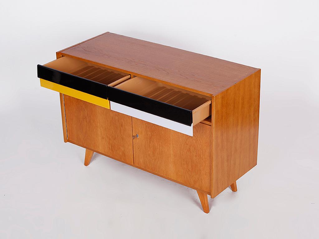 20th Century  2 Sideboards by Jiri Jiroutek Mid Century 1960s For Sale