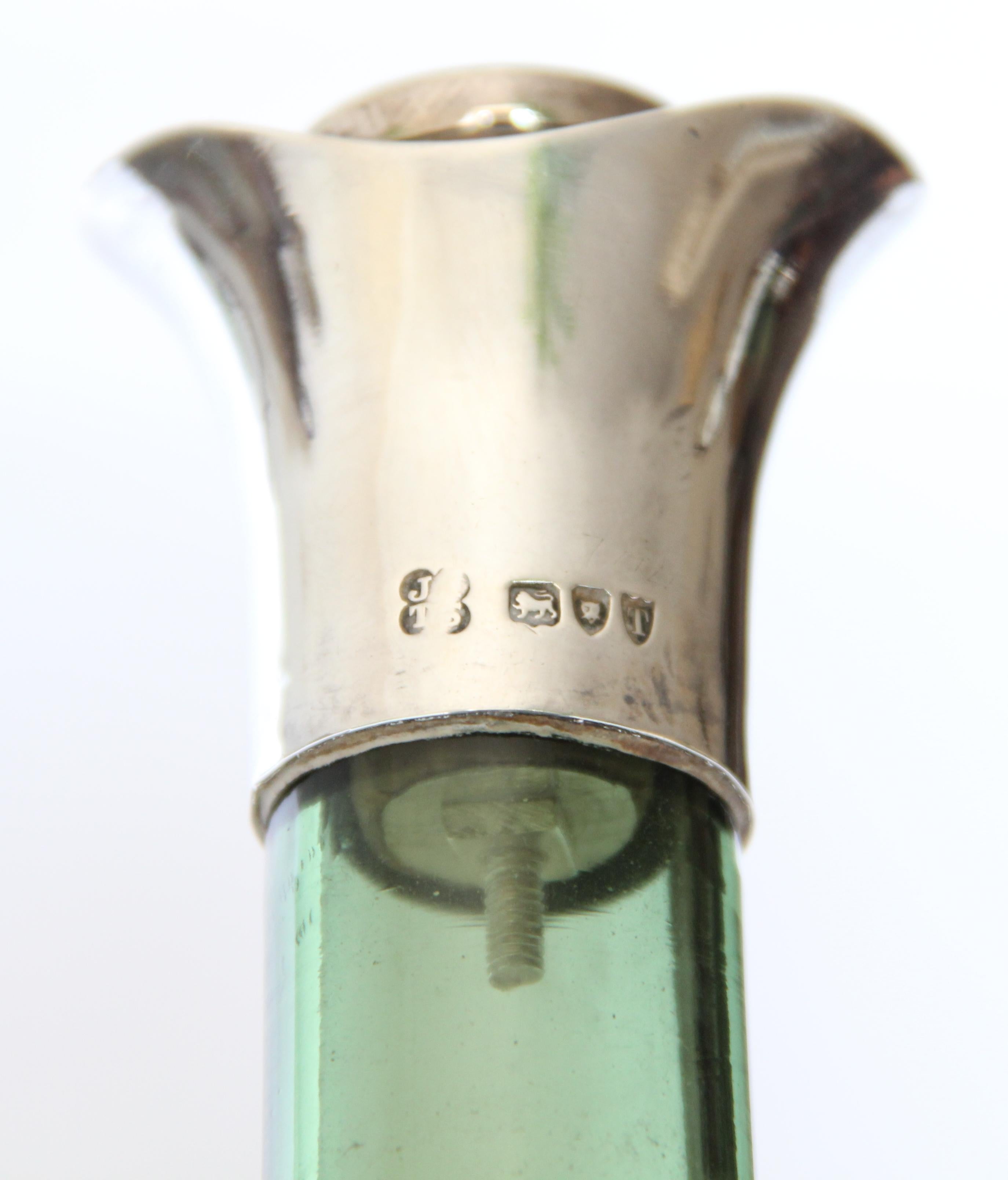 2 Silver Carafes by Aldwincle & Slater 1894 later given Royal Provenance c. 1901 For Sale 1