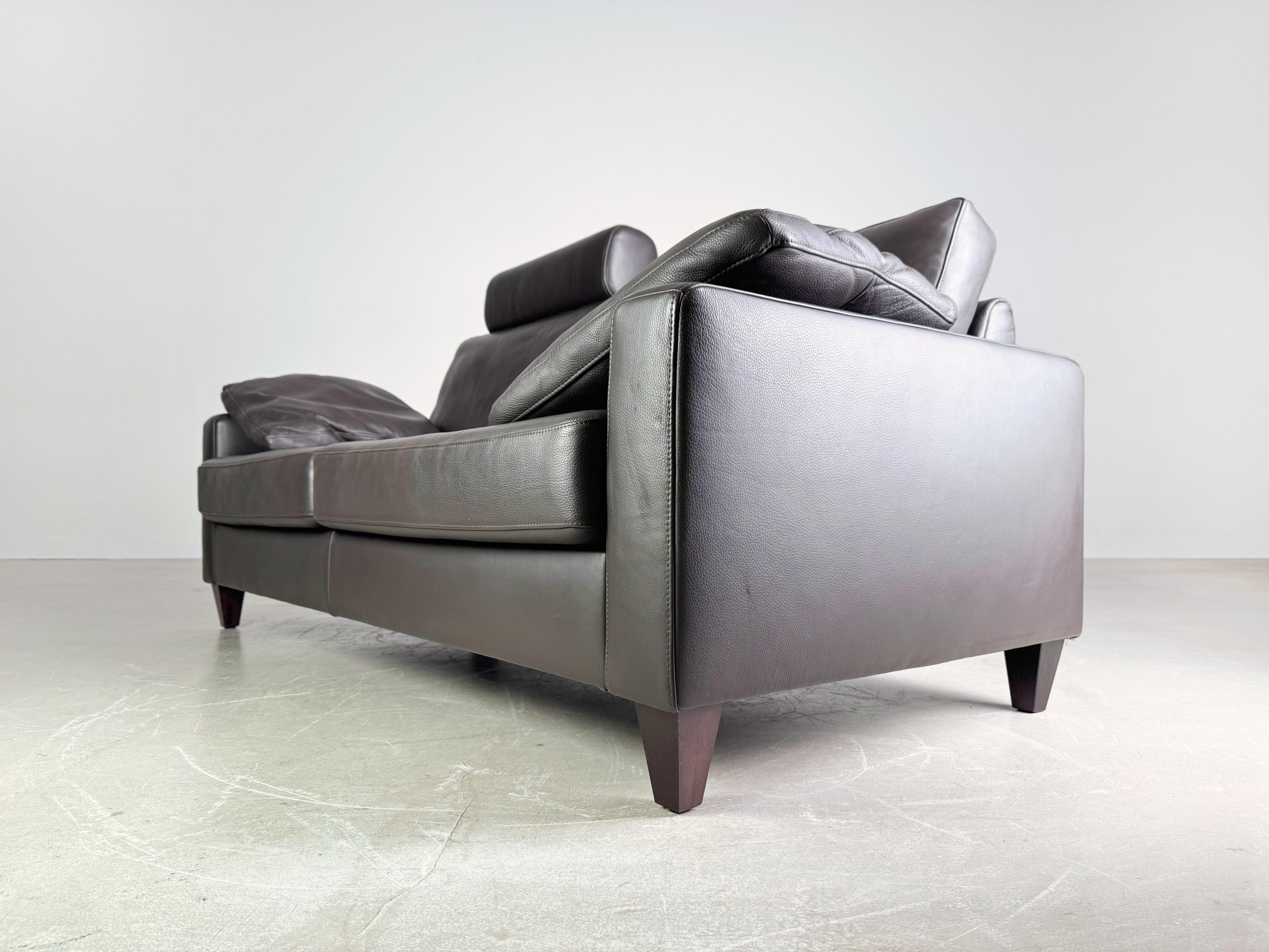 Divano Ewald Schillig 2-Sitzer Leder Couch Concept Plus Design In condizioni buone in vendita a Berlin, DE
