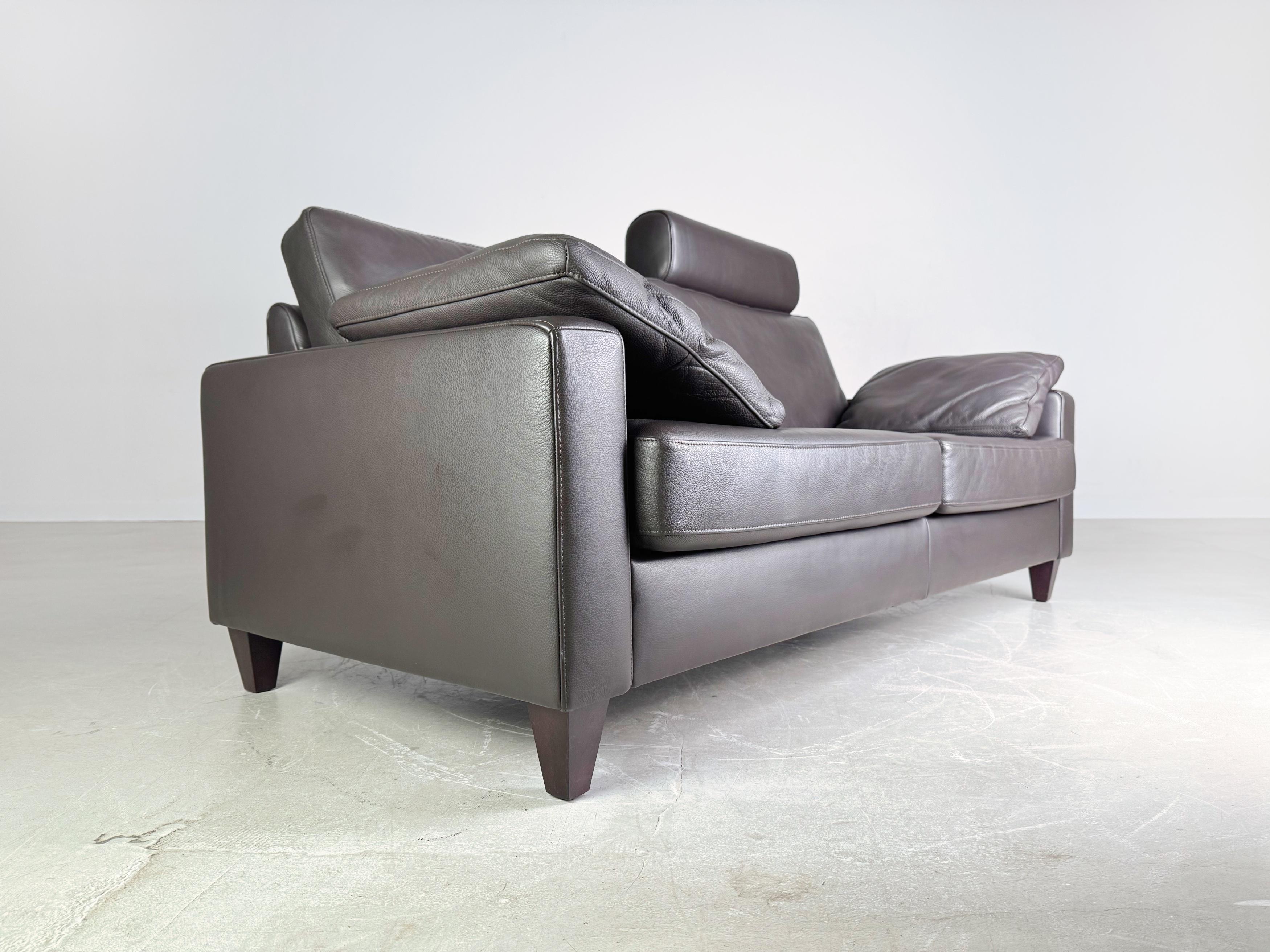 Pelle Divano Ewald Schillig 2-Sitzer Leder Couch Concept Plus Design in vendita