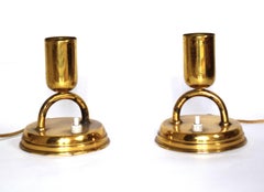 2 small mid-century table lamps