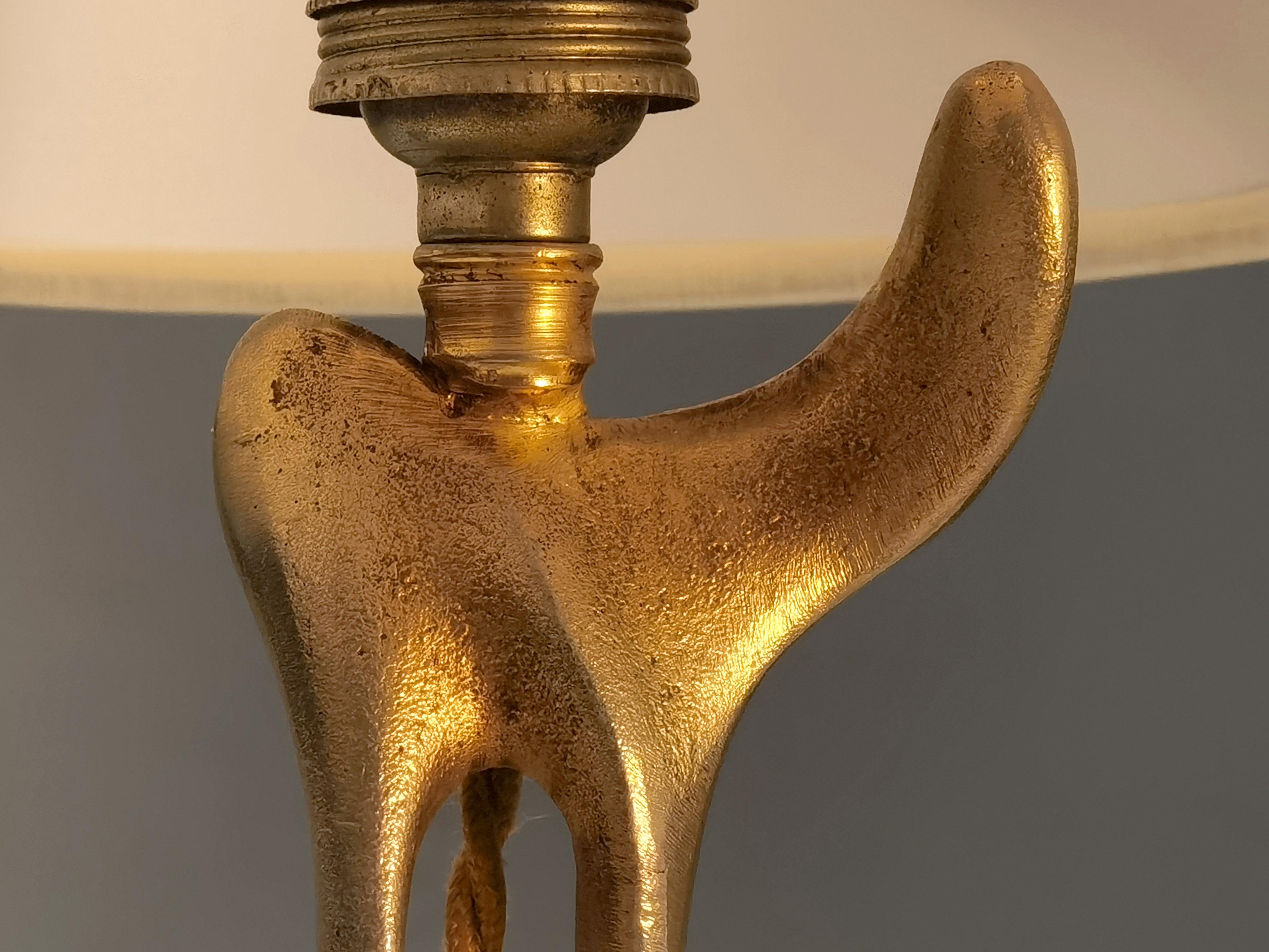 2 Sensuales LÁMPARAS DE MESA DE ESCULTURA SHABBY CHIC DE FORMA LIBRE, Francia 1970 en Bueno estado para la venta en PARIS, FR