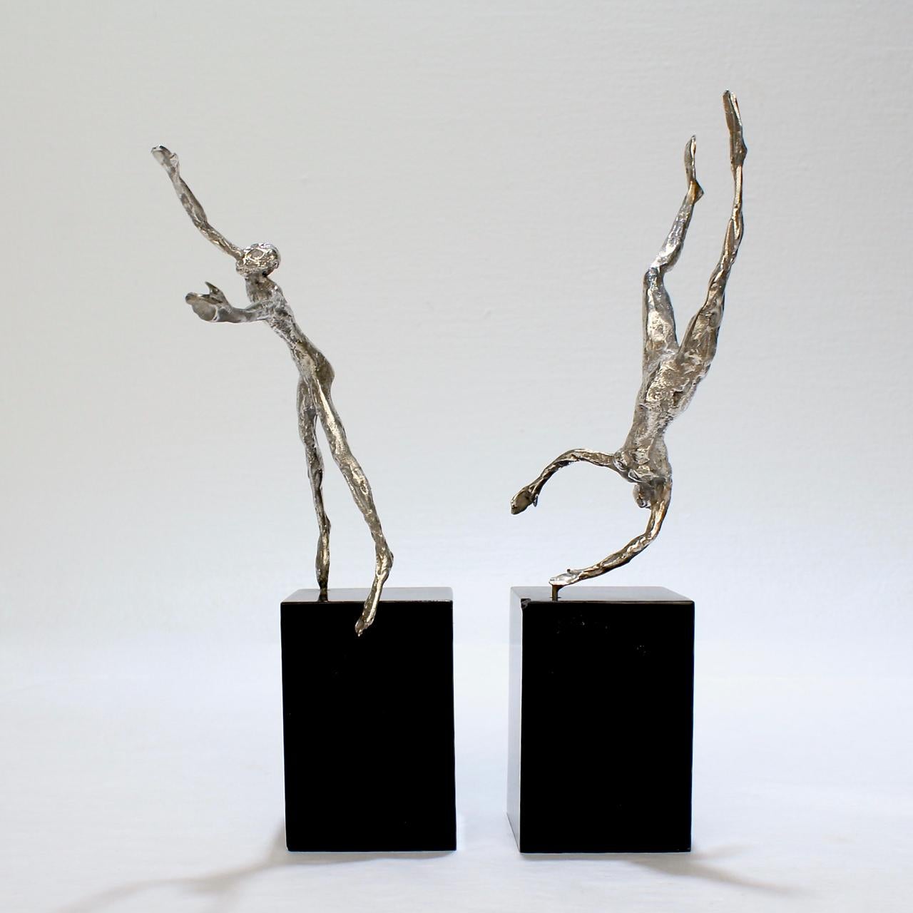 2 Stanley Bleifeld 800 Silver Sculptures Depicting Adam & Eve's Fall from Grace 1