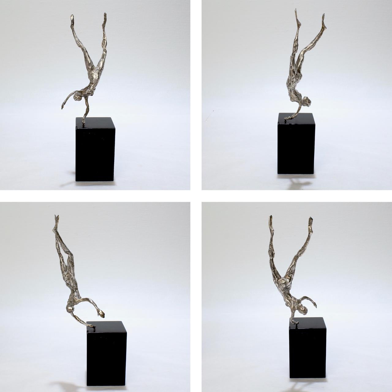 2 Stanley Bleifeld 800 Silver Sculptures Depicting Adam & Eve's Fall from Grace 3