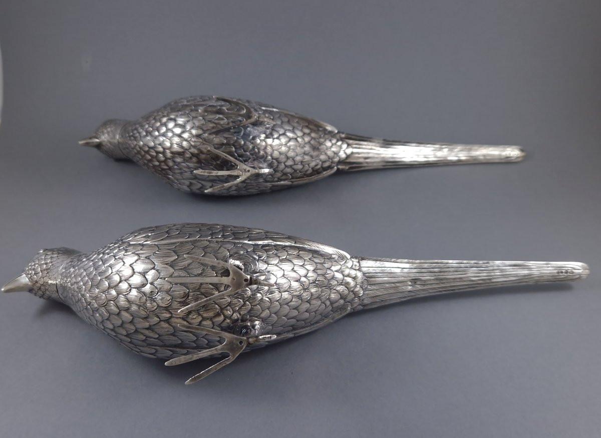 2 Fagiani in argento sterling in vendita 4