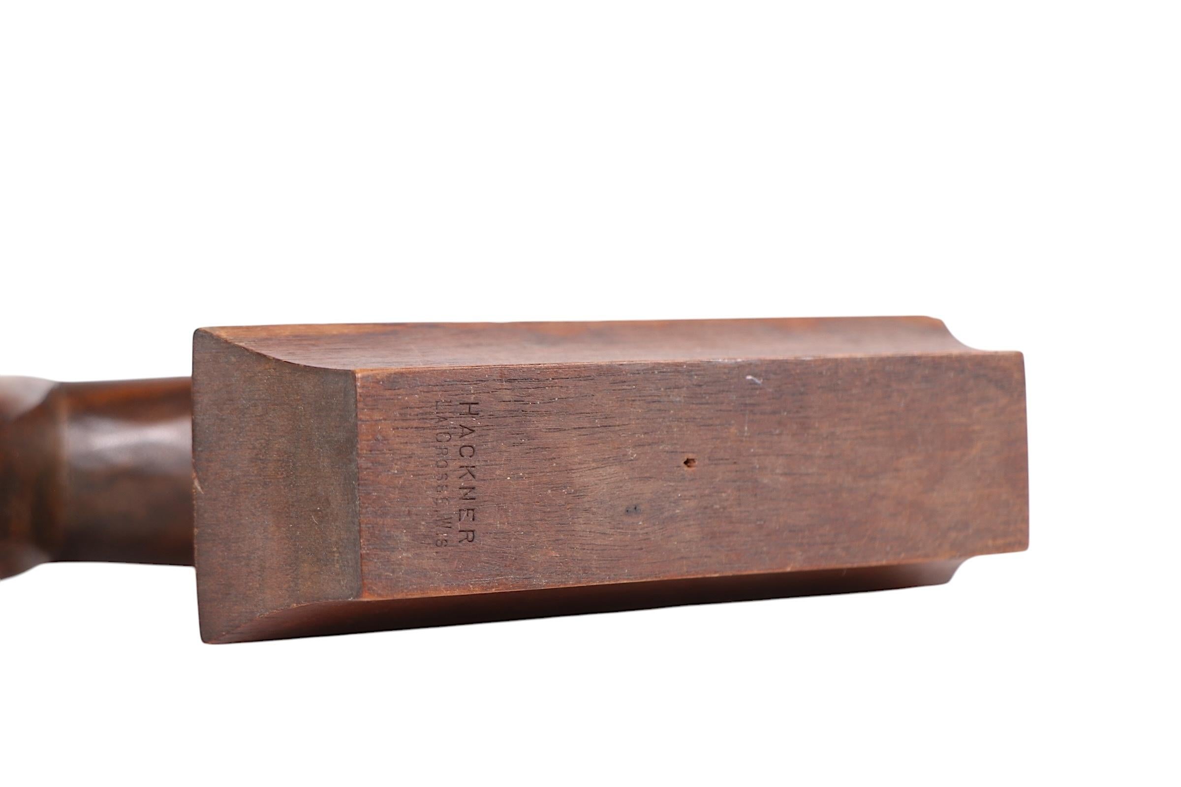 2 Cavallo stilizzato Art Deco  Sculture in legno di Edig Hackner di Wood Wood. 1920/30 in vendita 3
