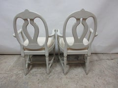 2 Swedish Gustavian Armchairs
