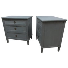 2 Swedish Gustavian Chest of Drawers