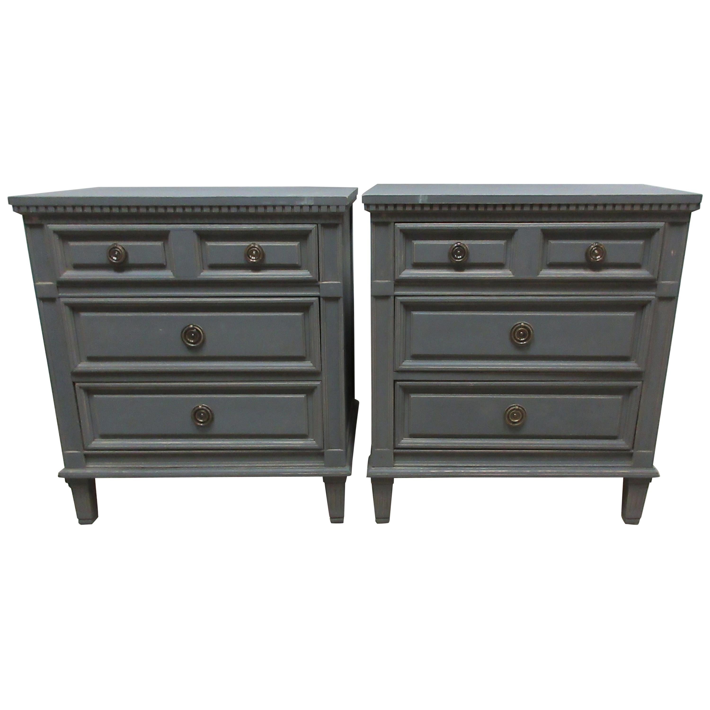 2 Swedish Gustavian Chest of Drawers