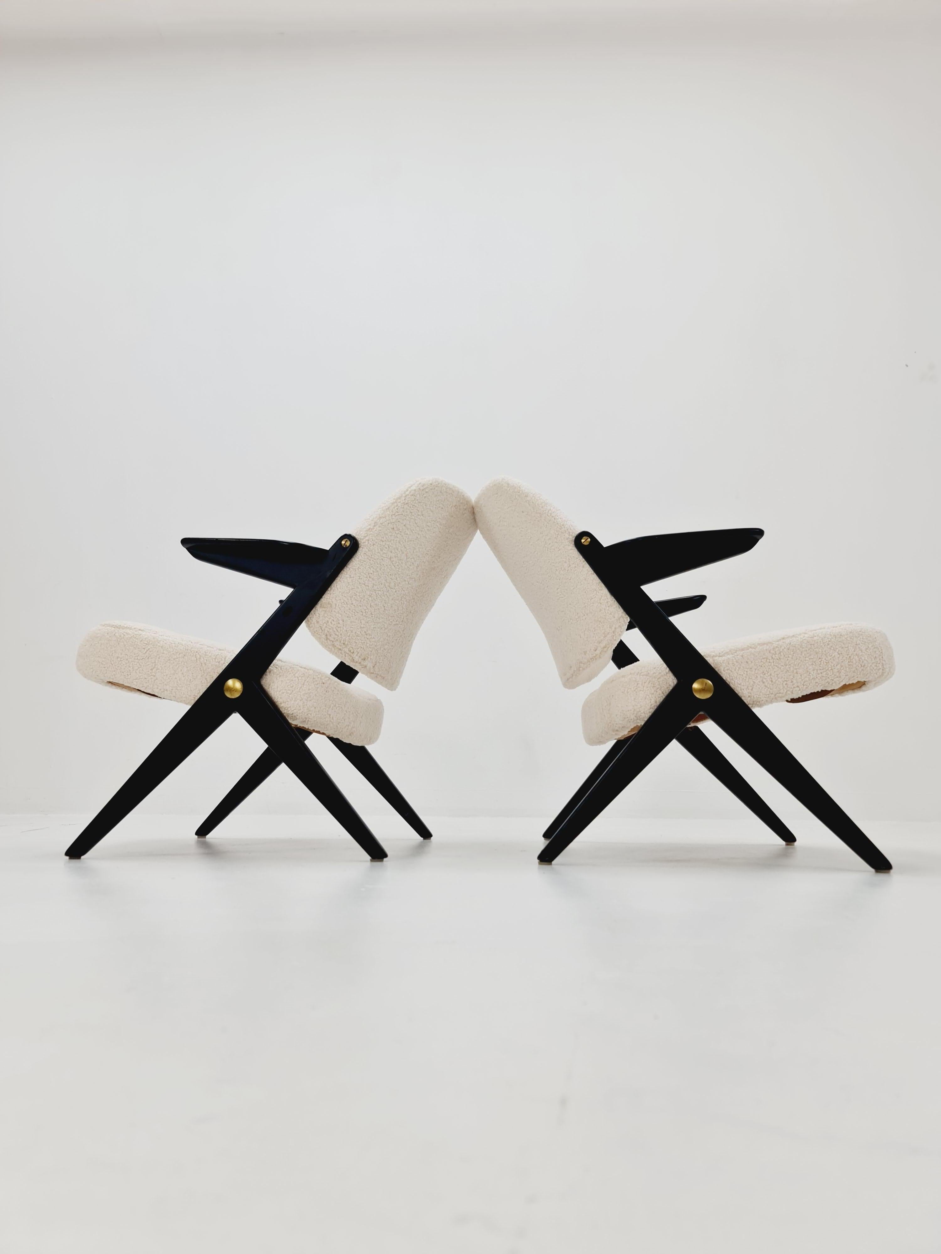 2 fauteuils suédois Triva par Bengt Ruda pour Nordiska Kompaniet, années 1960 Bon état - En vente à Gaggenau, DE