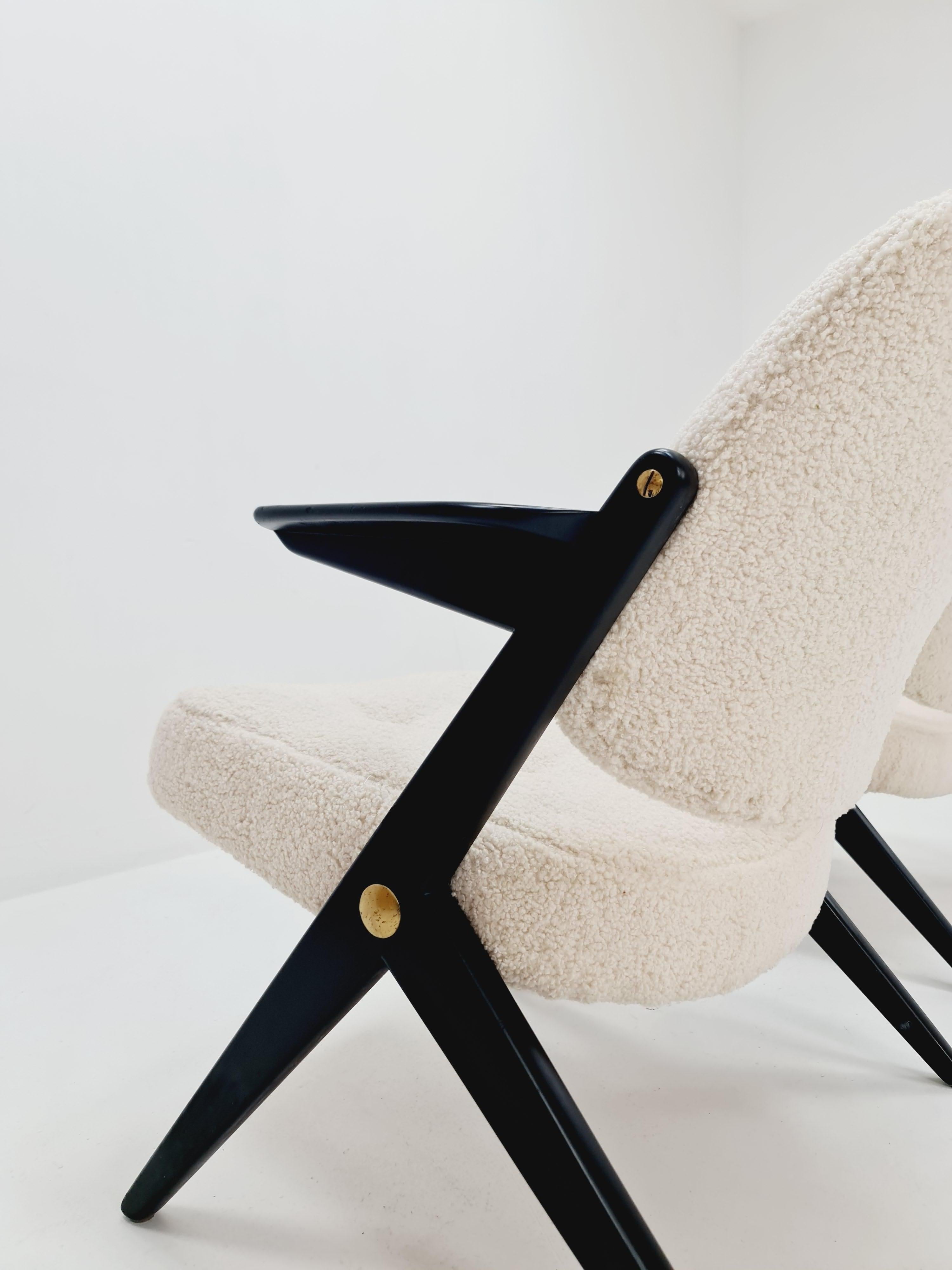 Tissu 2 fauteuils suédois Triva par Bengt Ruda pour Nordiska Kompaniet, années 1960 en vente