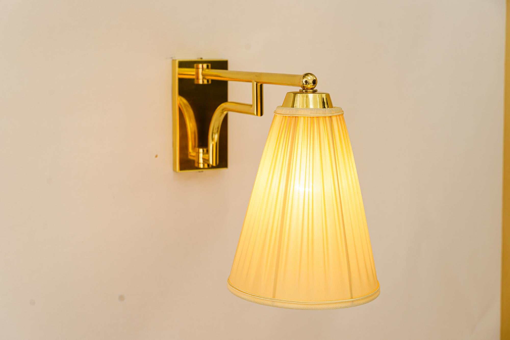 2 Swiveling Art Deco wall lamps vienna around 1920s In Good Condition For Sale In Wien, AT