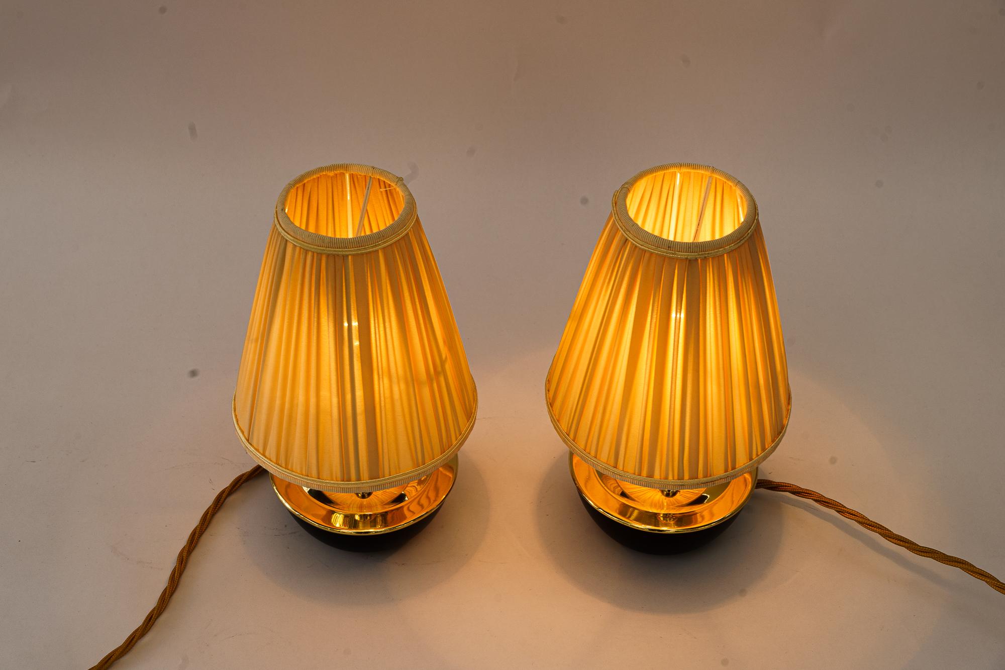 2 Table lamps by rupert nikoll vienna around 1960s For Sale 2