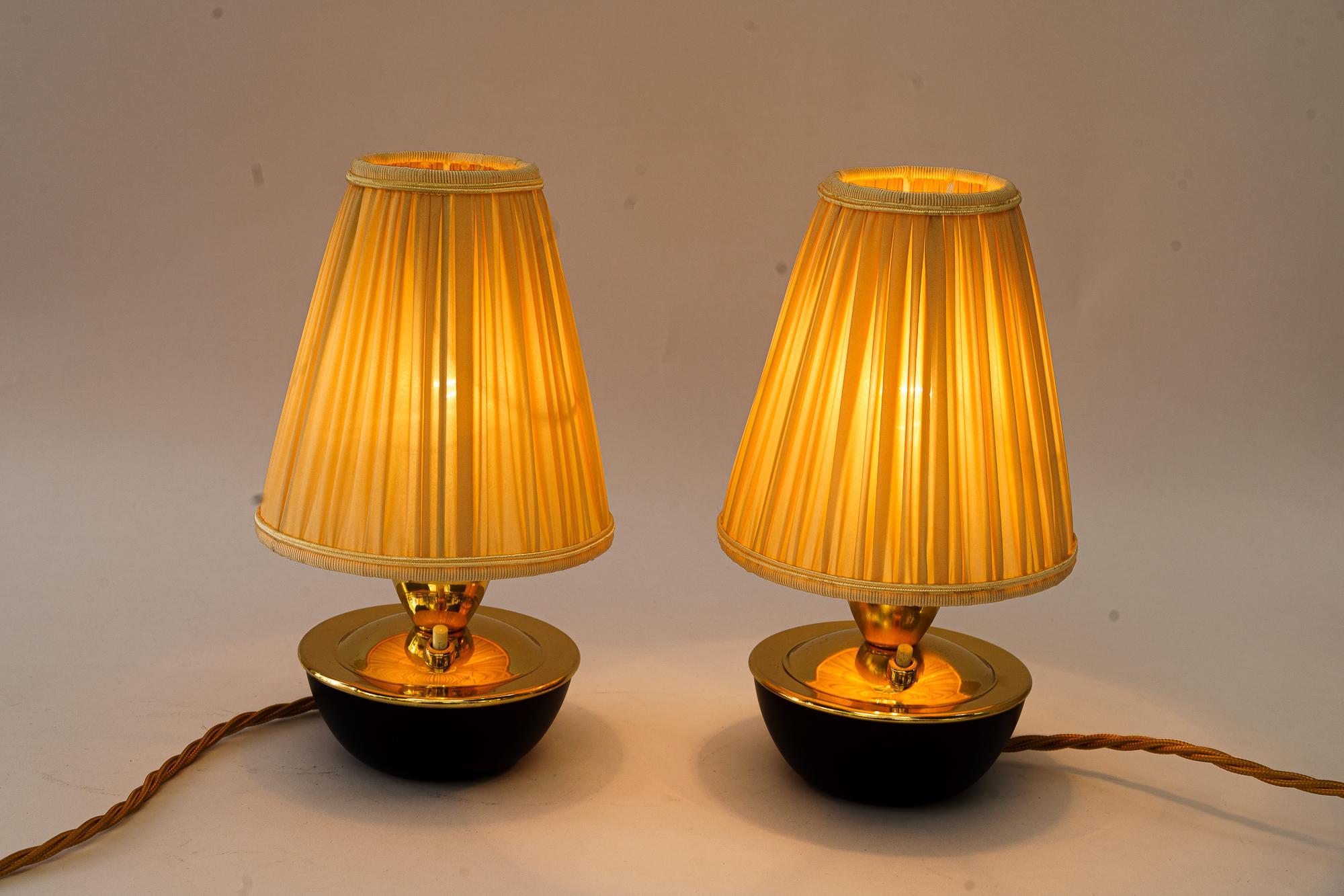 2 Table lamps by rupert nikoll vienna around 1960s For Sale 1